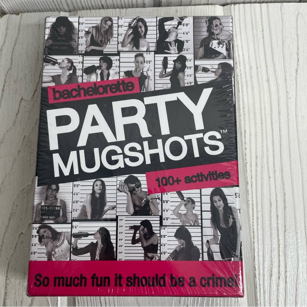 New Bachelorette Party Mugshots Game Activity Cards Activity Cards NEW Sealed